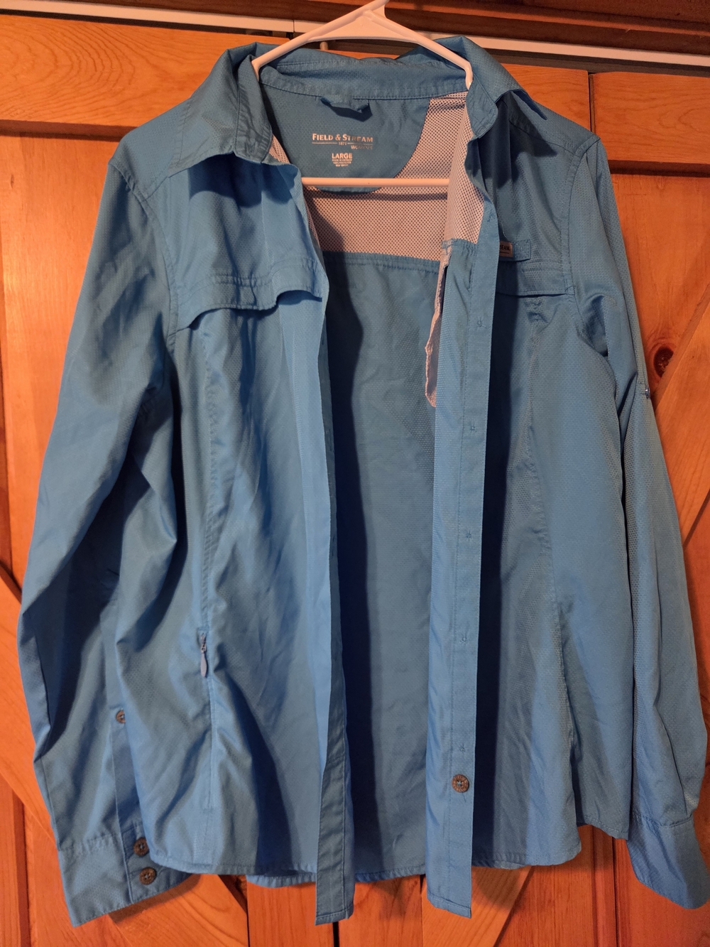 Field & Stream Women’s Light Blue Outdoor Jacket - Size Large
